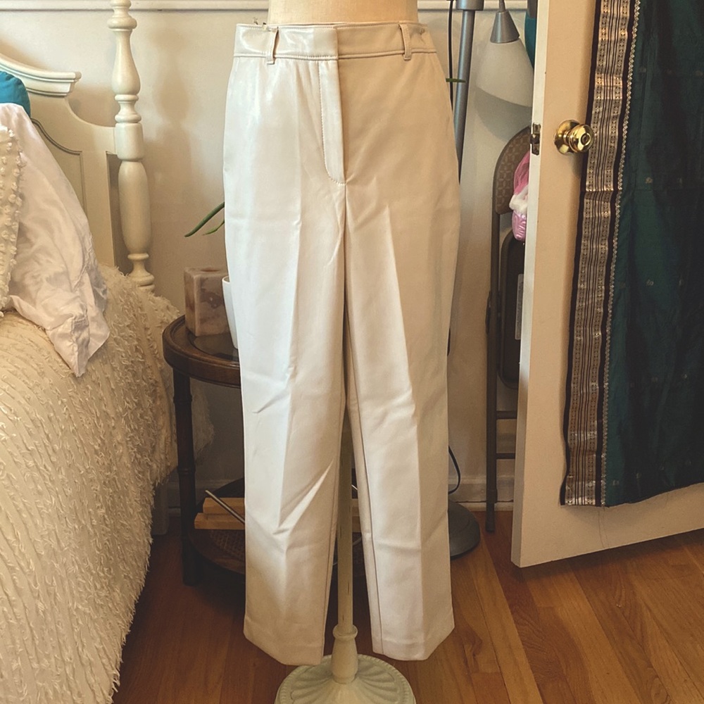 Worn only once, Aritzia Vegan leather trouser pant. So comfy and classy.